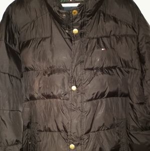 Mens Black Tommy Hilfiger puffer coat 3x